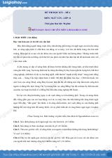 Đề số 4 - Đề kiểm tra học kì 1 - Ngữ văn 11